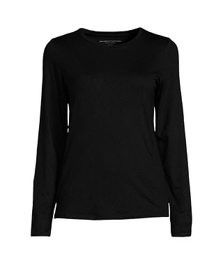Majestic Soft Touch Crew Neck Long Sleeve Tee