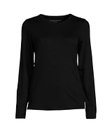 Majestic Soft Touch Crew Neck Long Sleeve Tee