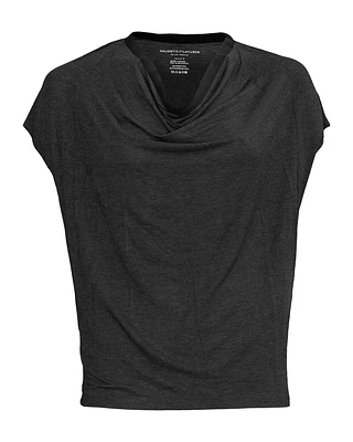 Soft Touch Cowl Neck T-Shirt