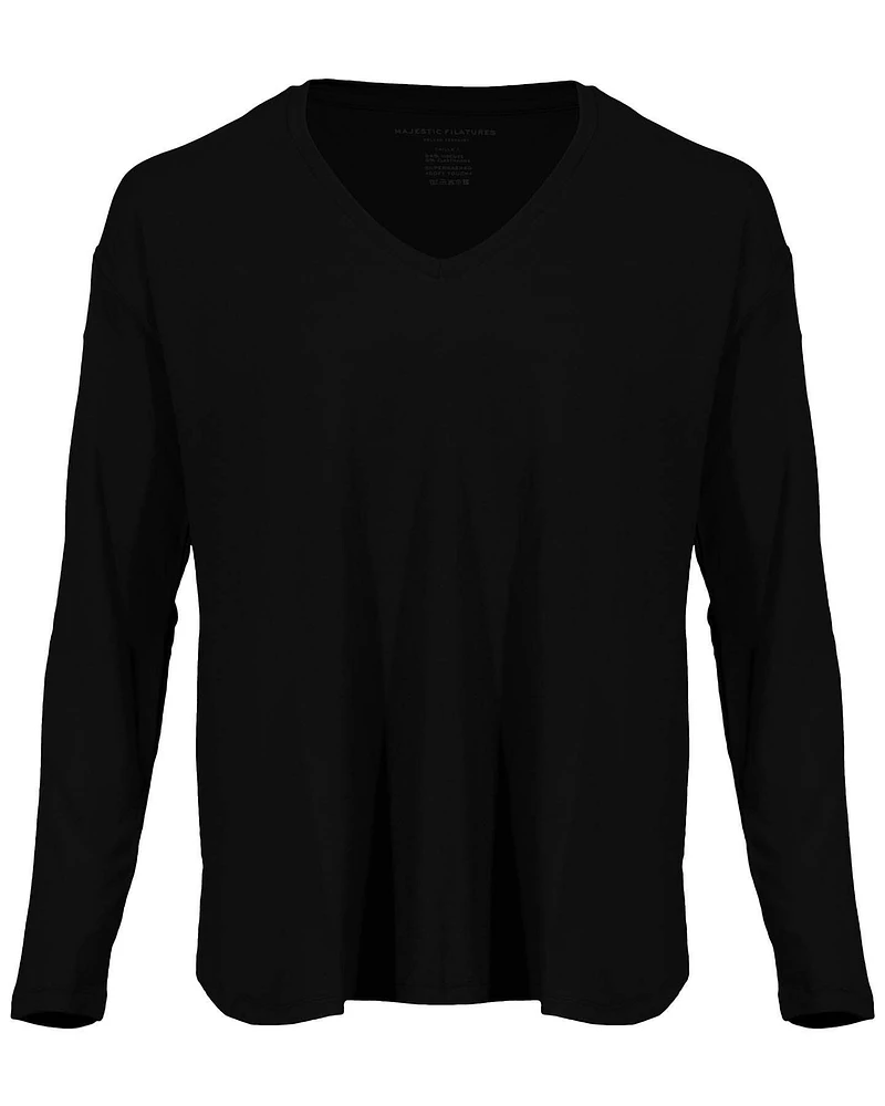 Soft Touch Relaxed Fit V-Neck T-Shirt