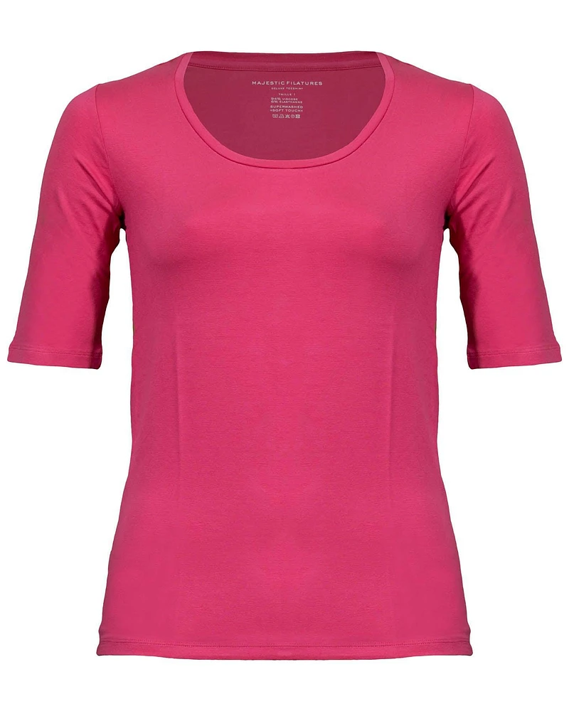 Soft Touch Scoop Neck Top