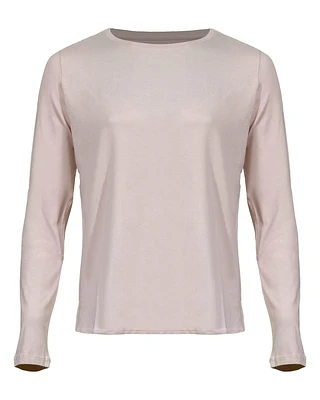 Viscose Round Neck Long Sleeve