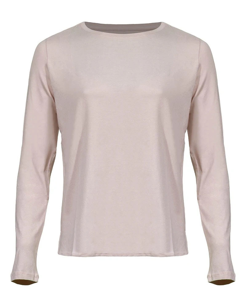 Viscose Round Neck Long Sleeve
