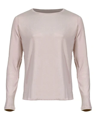 Viscose Round Neck Long Sleeve