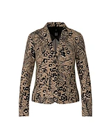 Marc Cain Animal Crossing Print Scuba Blazer
