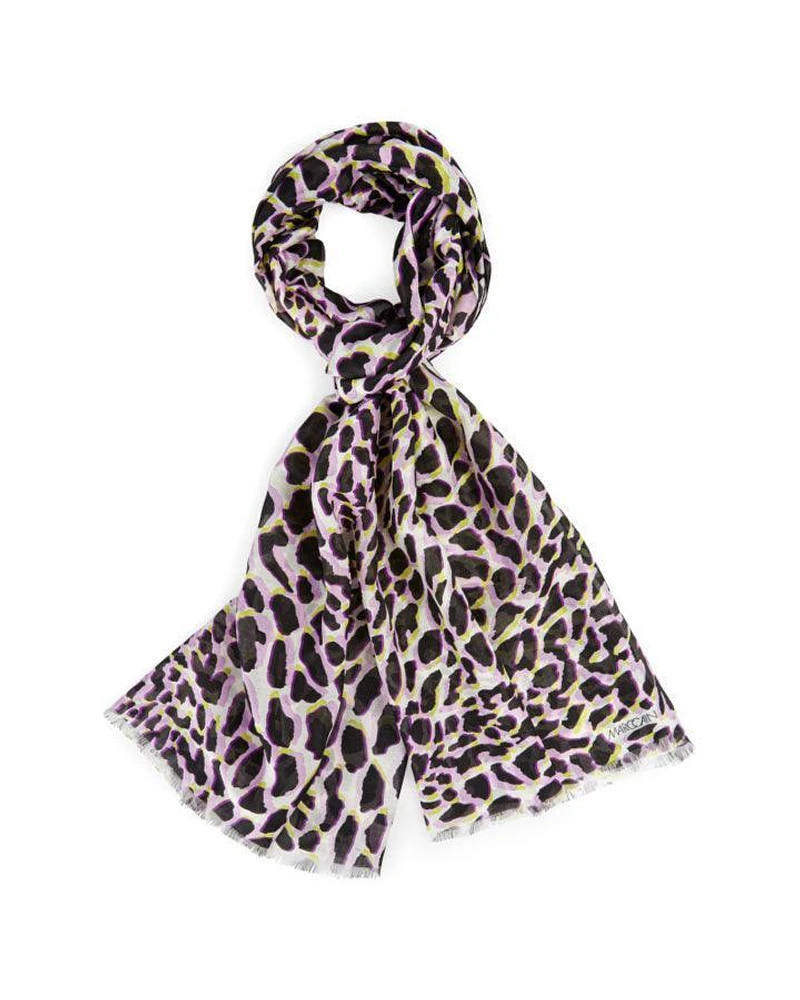 Marc Cain Animal Print Oblong Scarf