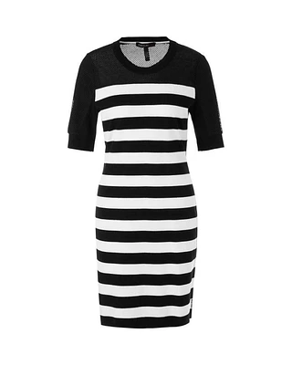 Marc Cain Block Striped Dress