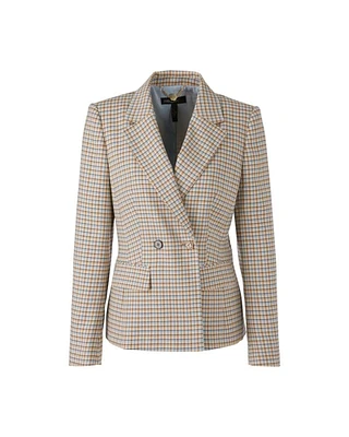 Marc Cain Check Plaid Blazer