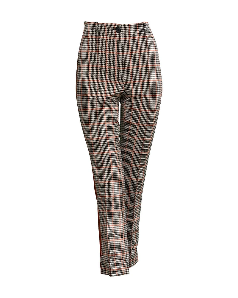 Check with Stripe Pants
