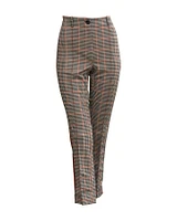 Check with Stripe Pants