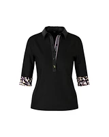 Contrast Details Polo Shirt