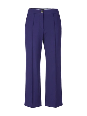 Cropped Crepe Pant