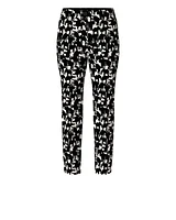 Marc Cain Elephant Print Cropped Pants