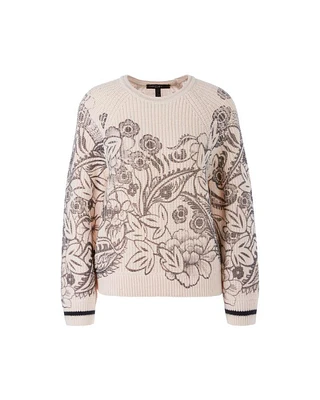 Marc Cain Embroidered Wool Pullover