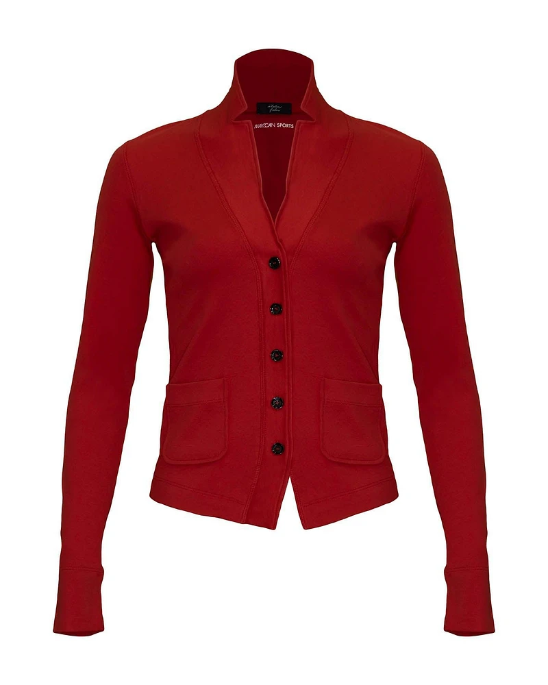 Fine Rib Jersey Blazer