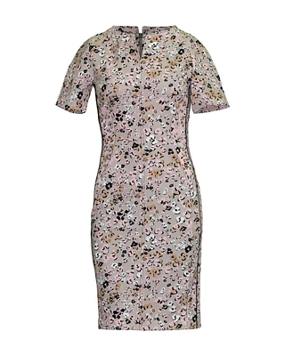 Floral Leopard Print Dress