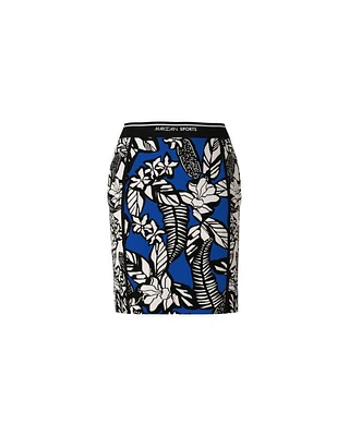 Marc Cain Floral Pattern Mix Mini Skirt