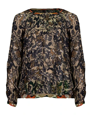 Flowy Print Blouse