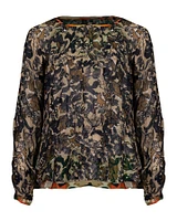 Flowy Print Blouse
