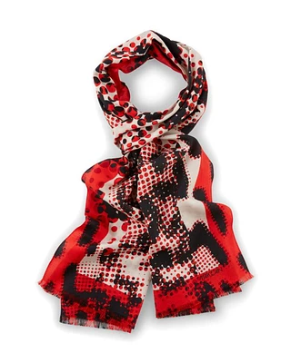 Marc Cain Graphic Mixed Print Scarf