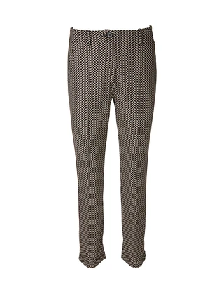 Herringbone Print Pants