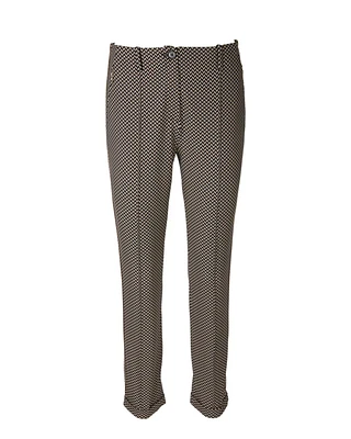 Herringbone Print Pants