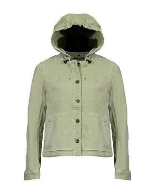 Hooded Jean Jacket
