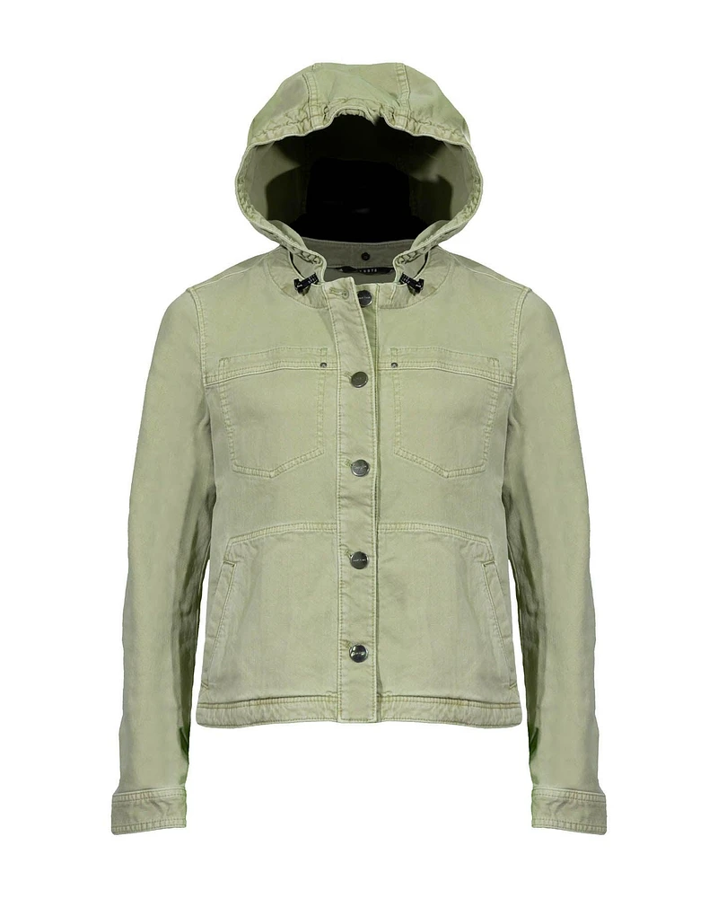 Hooded Jean Jacket