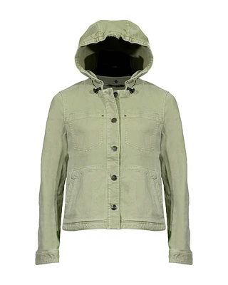 Hooded Jean Jacket
