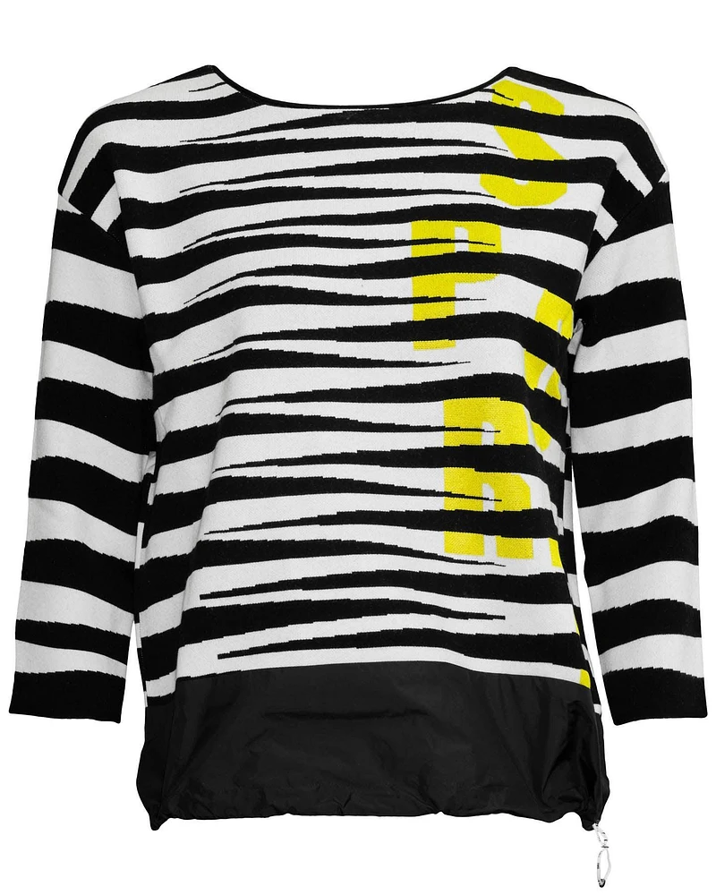 Jacquard Print Pullover