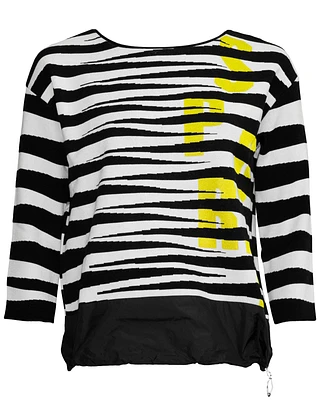 Jacquard Print Pullover