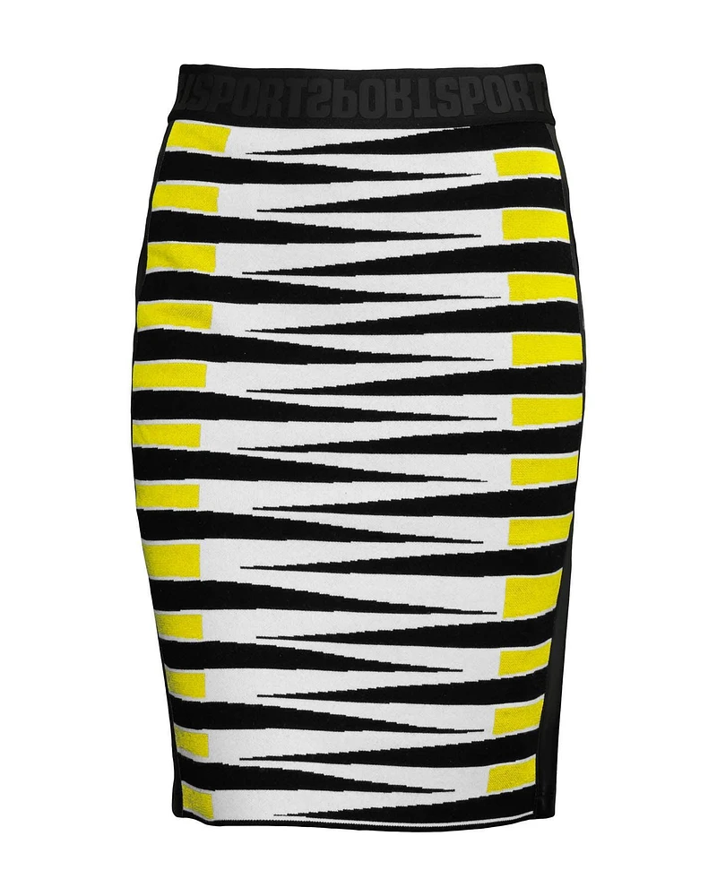Jacquard Print Skirt