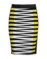Jacquard Print Skirt