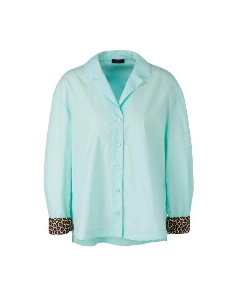 Marc Cain Leopard Cuff Shirt