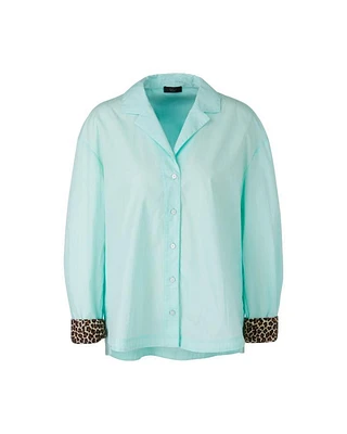 Marc Cain Leopard Cuff Shirt