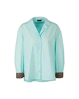Marc Cain Leopard Cuff Shirt