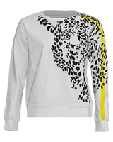 Leopard Motif Sweatshirt