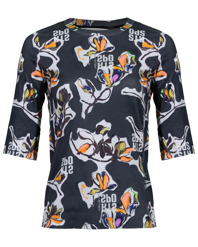 Magnolia Print T-Shirt