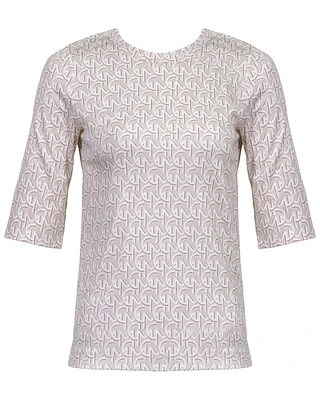 Marc Cain MC Print Half Sleeve T-Shirt