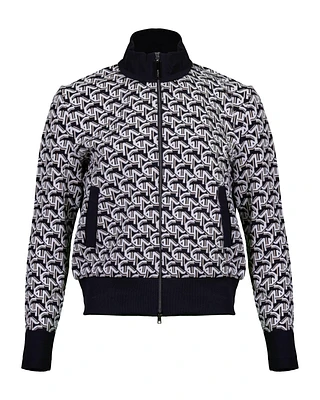 MC Print Zip Cardi