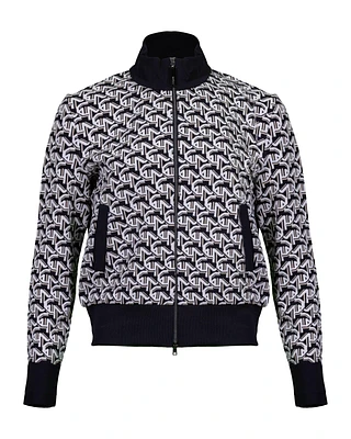 MC Print Zip Cardi