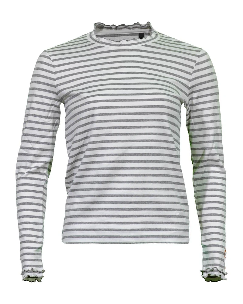 Mini Ruffle Stripe T-Shirt