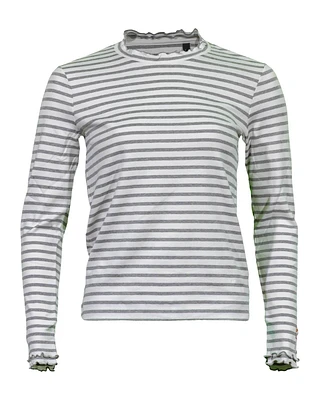Mini Ruffle Stripe T-Shirt