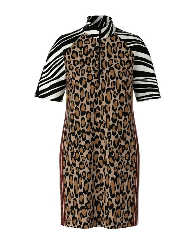Mixed Animal Print Dress