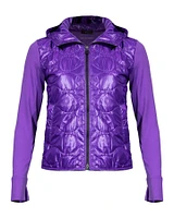 Mixed Media Hoodie Jacket