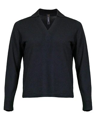Polo Long Sleeve Knit Pullover