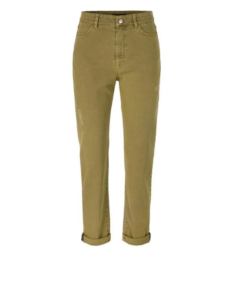 Marc Cain Repaired-Effect Patches Pants