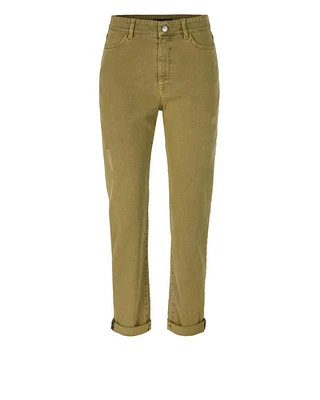 Marc Cain Repaired-Effect Patches Pants