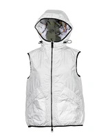 Reversible Padded Vest White