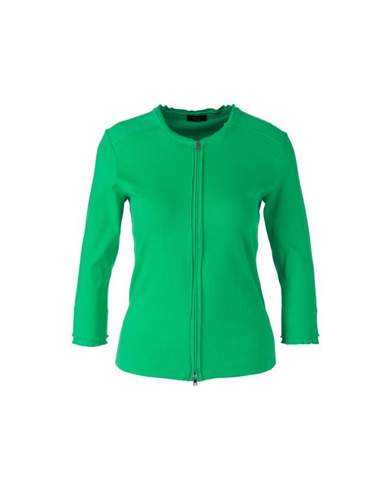 Rib 2-Way Zip Jacket